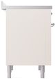 Ilve® Nostalgie II Series 36" Antique White Pro Style Induction Range-4
