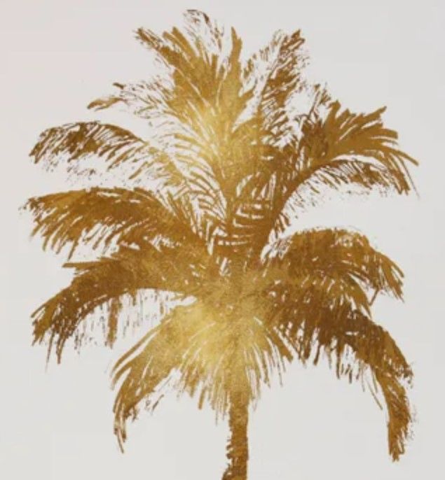 Stylecraft Gold/White Wall Art-1
