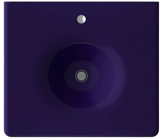 Kohler Iron/Impressions® Indigo Blue 25" Enameled Cast Iron Vanity Top with Integrated Round Sink-1