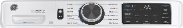 GE® White Front Load Laundry Pair-3