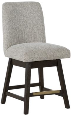 Signature Design by Ashley® Burkhaus Beige/Dark Brown Swivel Bar Stool