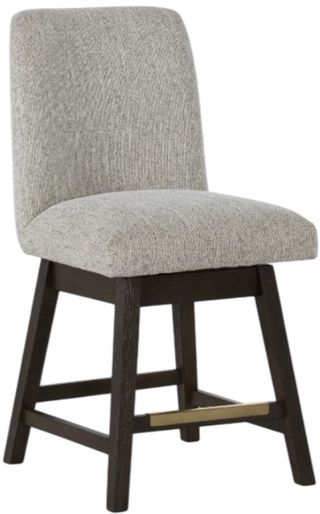 Signature Design by Ashley® Burkhaus Beige/Dark Brown Swivel Bar Stool