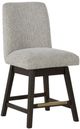 Signature Design by Ashley® Burkhaus Beige/Dark Brown Swivel Bar Stool-0