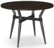 Amisco Customizable Link Solid Birch 29.5" Round Table with Steel Legs-0