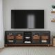 Flexsteel® Waterfall Deep Ebony Large Entertainment Base -1