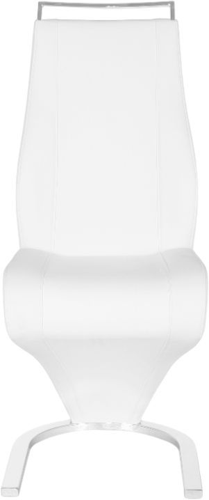 Mazin Furniture Manhattan White Side Dining Chair-1