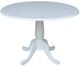 John Thomas Furniture® Dining Essentials Pure White Dining Table -0