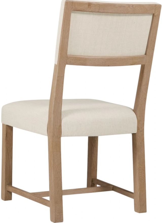 Hooker® Furniture Driftwood Lovegood Bisque/Worn Saddle Upholstered Dining Side Chair-3