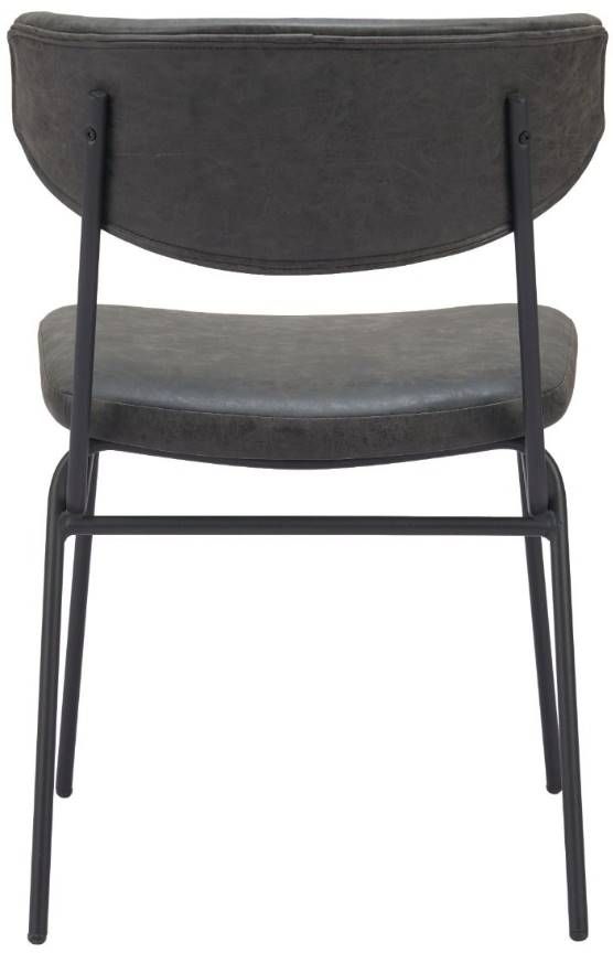 Zuo® Modern Charon Vintage Black Dining Side Chair-3