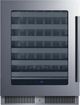 Summit® 3.5 Cu. Ft. Stainless Steel Built-In Wine Cooler-0