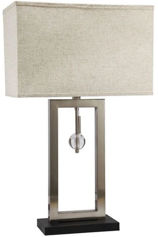 Furniture of America® Terri Silver Table Lamp-0
