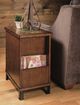 Null Furniture 3013 Aged Tobacco Chairside Cabinet-1