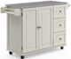 homestyles® Dolly Madison White Kitchen Cart-0