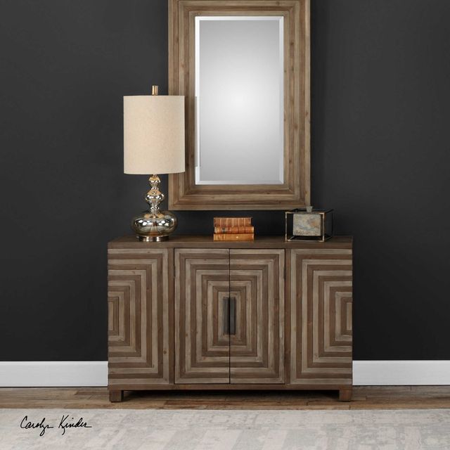 Uttermost® Layton Brown Console Cabinet-1