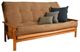 Kodiak Furniture Monterey Suede Peat/Butternut Queen Futon with Mattress-0