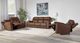 Parker House® Calgary Autumn Umber Power Reclining Console Loveseat-1