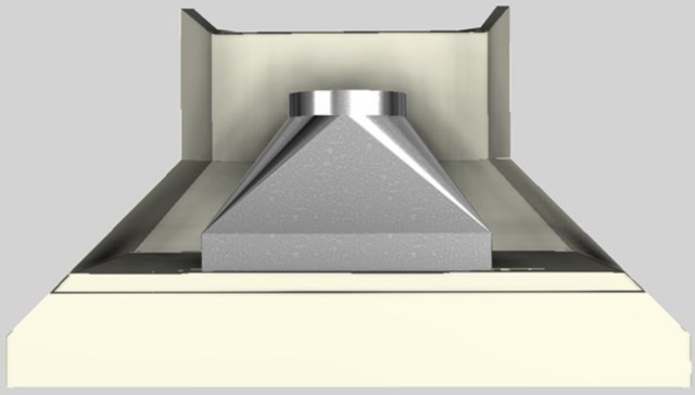 Vent-A-Hood® 54" Biscuit Wall Mounted Range Hood-2