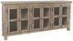 Jofran Inc. Rustic Shores Watch Hill Weathered Gray 6-Door Low Accent Cabinet-0