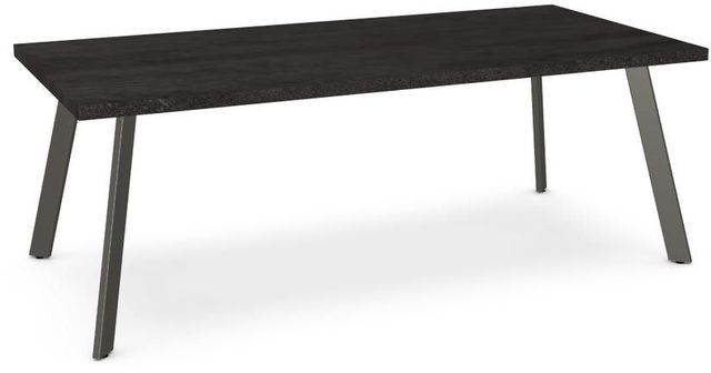 Amisco Customizable Lidya Rectangular Table with 84" Thermo Fused Laminate Top -0