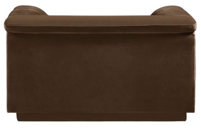 Meridian Furniture Cascade Brown Velvet Fabric Chair-3