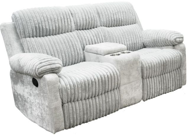 American Wholesale Furniture Marian Pearl Manual Reclining Console Loveseat-0