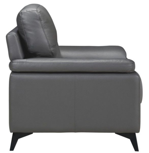 Homelegance® Mischa Dark Gray Chair-3