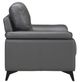 Homelegance® Mischa Dark Gray Chair-3