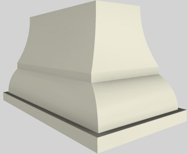 Vent-A-Hood® Designer Series 54" Biscuit Island Range Hood-4