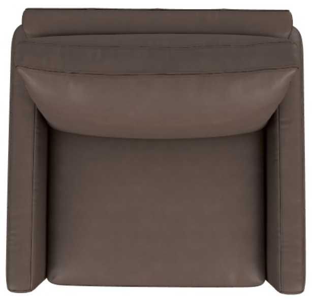 La-Z-Boy® Wilmette Cognac Leather Chair and a Half-4
