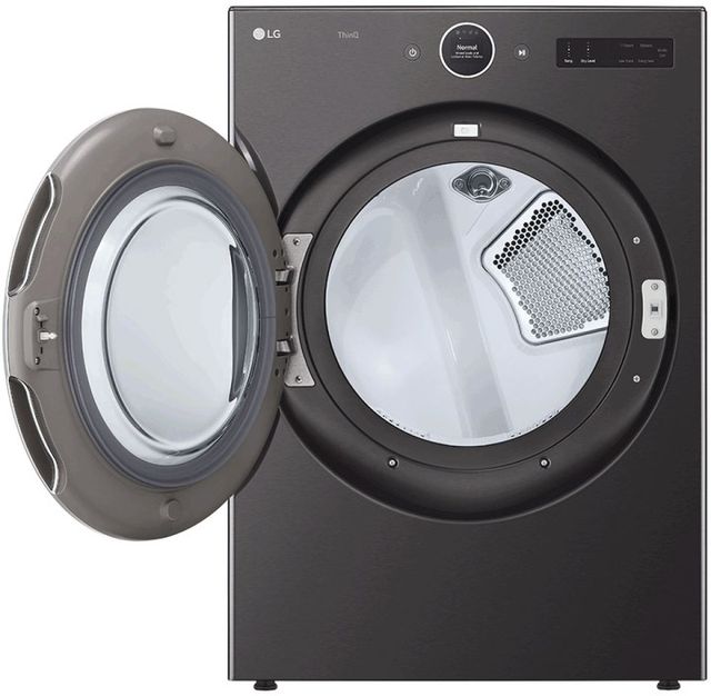 LG 7.4 Cu. Ft. Black Steel Front Load Electric Dryer-2