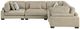 Homelegance® Tinley 4-Piece Brown Modular Sectional-2