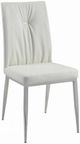 ACME Furniture Kamaile 2-Piece Beige/Chrome Side Chair Set-0