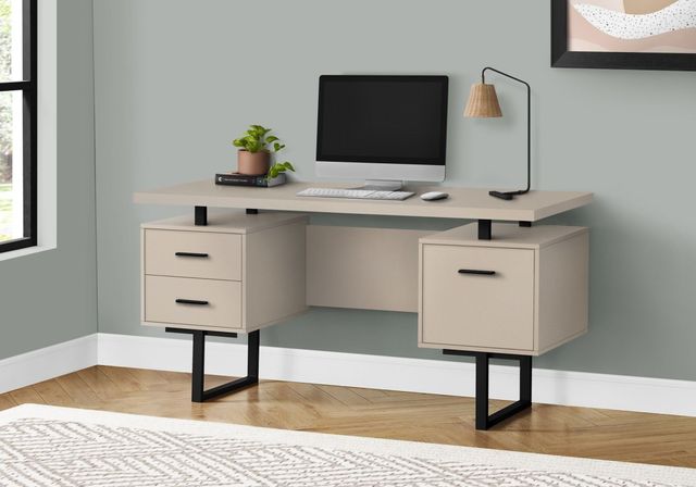 Monarch Specialties Inc. Cherry Computer Desk-0
