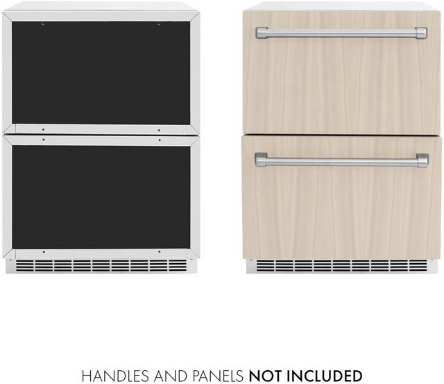 ZLINE Touchstone 4.6 Cu. Ft. Panel Ready Outdoor-Rated Refrigerator Drawers-14