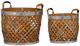 A & B Home Brown Woven Basket-0