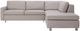 EQ3 Customizable Reva 3-Piece Right-Arm Facing Sofa Sectional and Backless Chaise with Narrow Arm-4