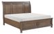 Homelegance® Bethel Antique Brown Queen Sleigh Storage Bed-0