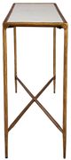 Furniture Classics Bronson White Console Table with Gold Base-2