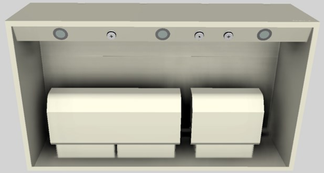 Vent-A-Hood® 42" Biscuit Wall Mounted Range Hood-3