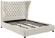 TOV Furniture Sassy Cream Velvet Queen Bed-0