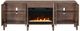 Legends Home Tranquility Walnut 78" Fireplace Console-2