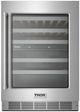 Thor Kitchen® 24" 4.91 Cu. Ft. Stainless Steel Dual Zone Wine Cooler -0