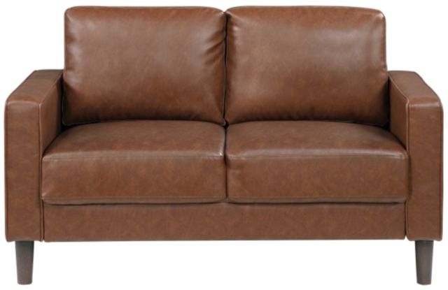 Homelegance® Malcolm Chocolate Loveseat-2