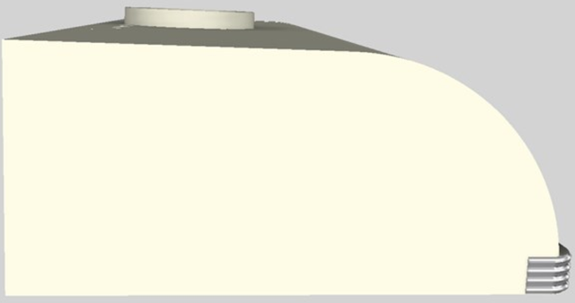 Vent-A-Hood® 42" Biscuit Retro Style Under Cabinet Range Hood-1