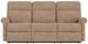 Flexsteel® Davis Pewter Manual Reclining Sofa-1