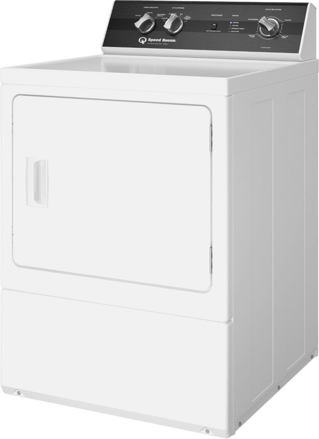 Speed Queen® DR3 7.0 Cu. Ft. White Electric Dryer-2