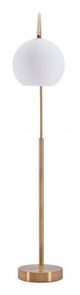 Zuo® Griffith Brushed Brass Floor Lamp-2