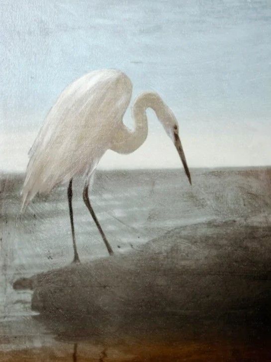 Stylecraft Bue Heron Black/Off-White Wall Art-1