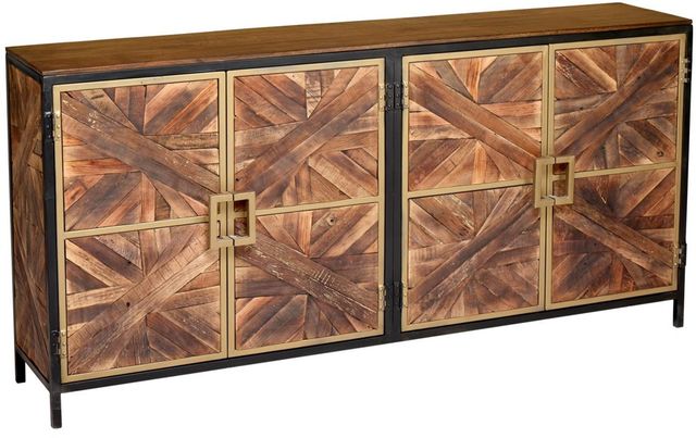 Jaipur Furniture Galvan Burnt Tan Sideboard-0
