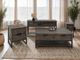 International Furniture Direct Dark Mita Stained Dark Cocktail Table-1
